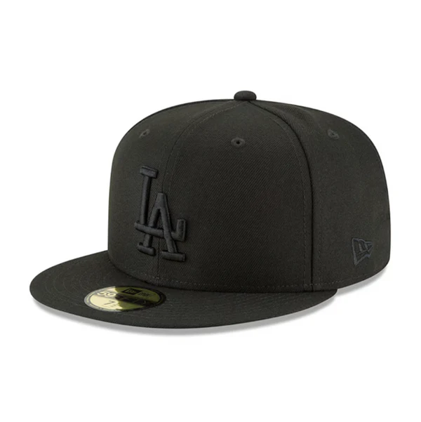 NEW ERA CAP MLB 59 FIFTY 7 1/2 L-A DODGERS NOIR CREST NOIR
