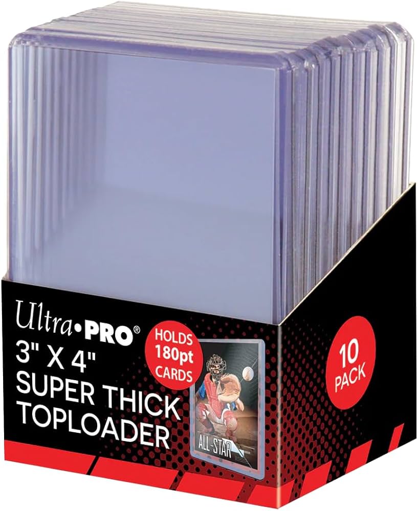 ULTRA PRO 3X4 SUPER THICK TOPLOADER 180 PT