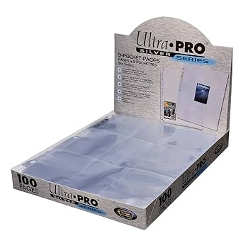 ULTRAPRO SILVER SERIES 9-POCKETS PAGES