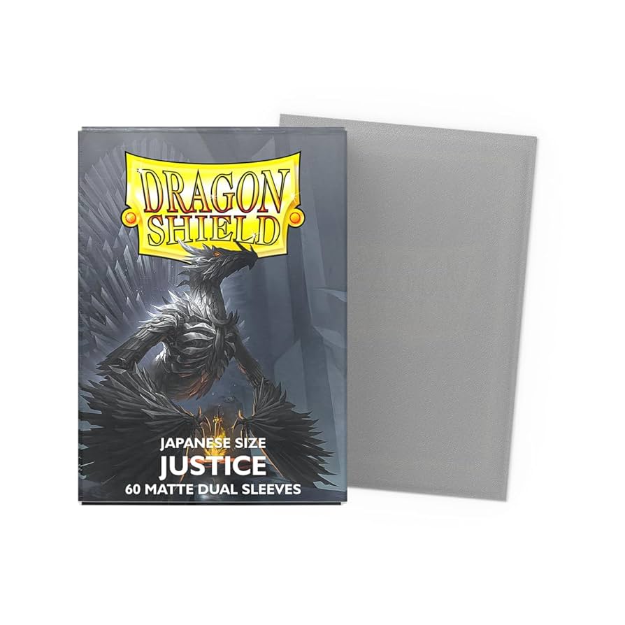 DRAGON SHIELD SLEEVES DUAL JAPANESE MATTE JUSTICE