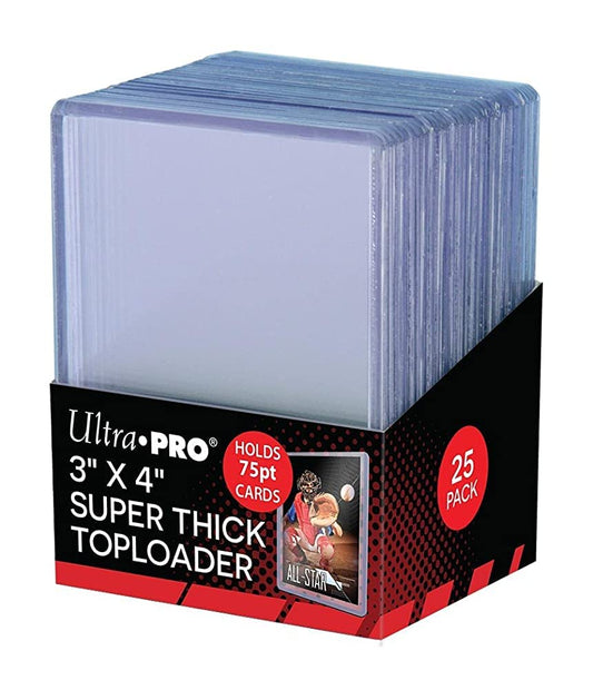 ULTRA PRO 3X4 SUPER THICK TOP LOADER 75PT