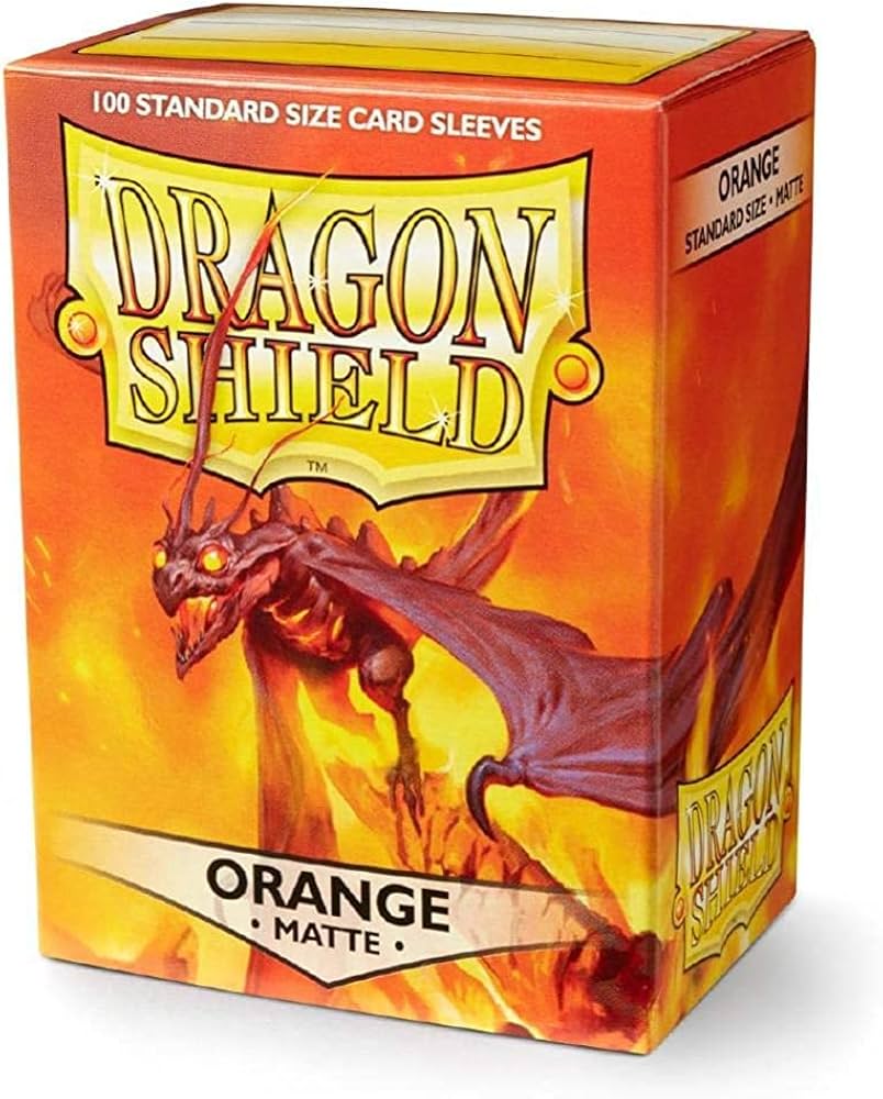 DRAGON SHIELD SLEEVES MATTE ORANGE