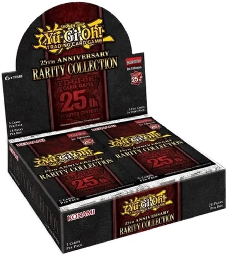 YUGIOH 25 TH RARITY COLLECTION 5  BOOSTER BOX 1ST EDITION
