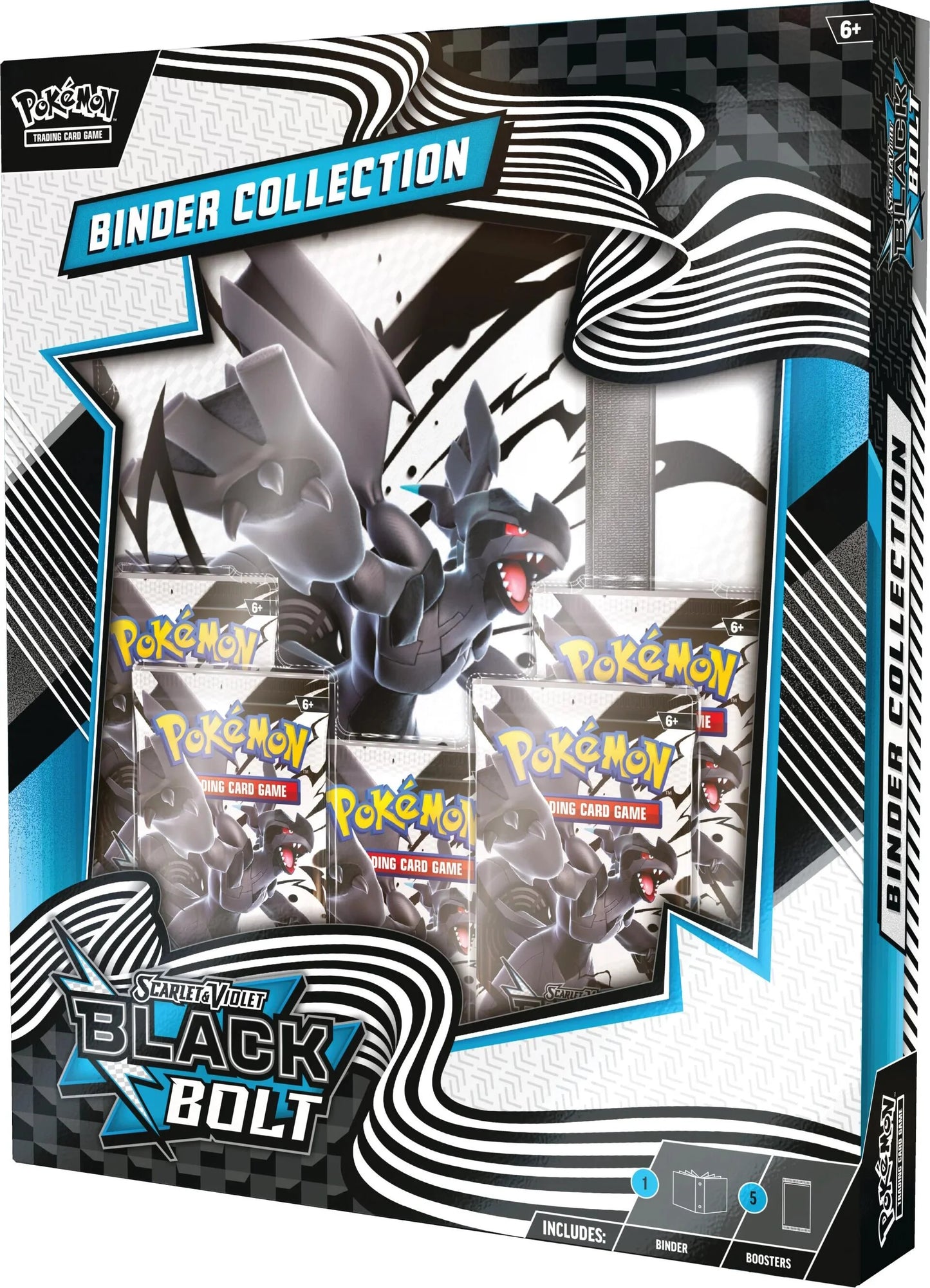 POKEMON SCARLET & VIOLET BLACK BOLT BINDER COLLECTION