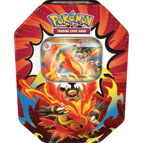 POKEMON ASCENDED HEROES TIN - MEGA EMBOAR