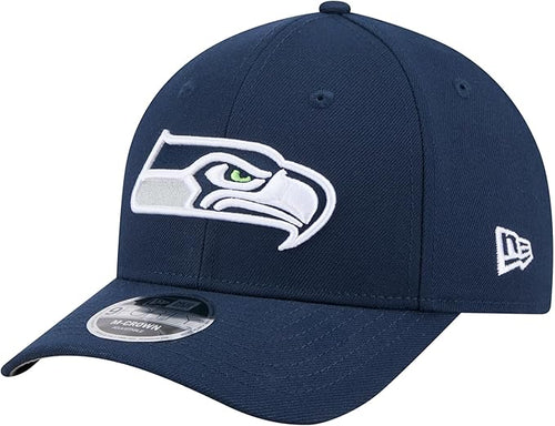 NEW ERA CAP NFL 9 FORTY M-CROWN ADJUSTABLE SEATTLE SEAHAWKS BLEU MARIN CREST BLANC