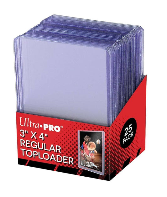 ULTRA PRO 3 X 4 REGULAR TOP LOADER 25 PACK