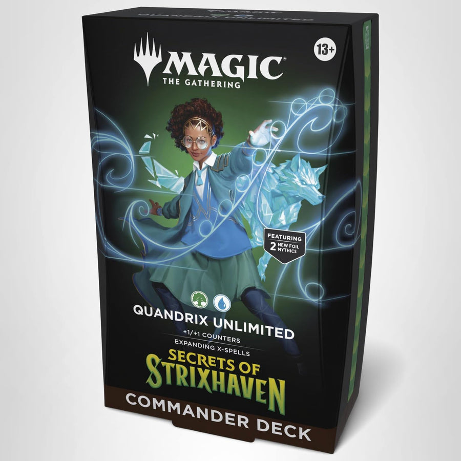 MTG SECRETS OF STRIXHAVEN COMMANDER DECK QUANDRIX UNLIMITED