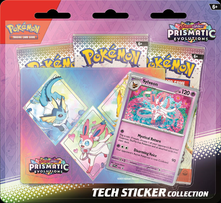 POKEMON SCARLET & VIOLET PRISMATIC EVOLUTION TECH STICKER COLLECTION