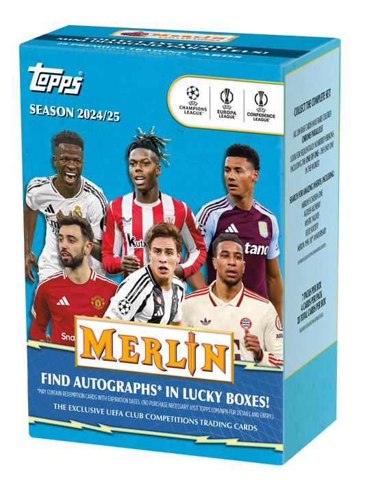 2024-25 TOPPS MERLIN UCC SOCCER VALUE BOX