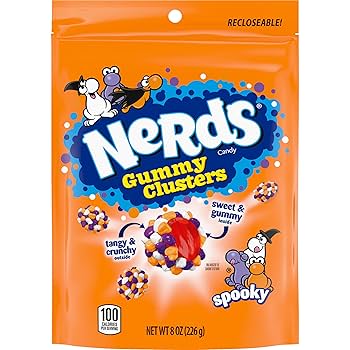 NERDS HALLOWEEN GUMMY CLUSTER 226 G