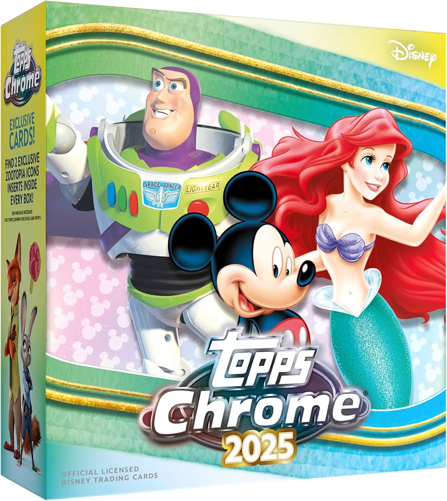 2025 TOPPS CHROME DISNEY MEGA BOX