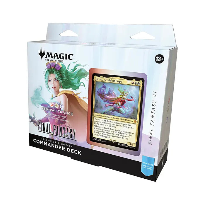 MTG FINAL FANTASY REVIVAL TRANCE COMMANDER DECK COLLECTOR'S EDITION