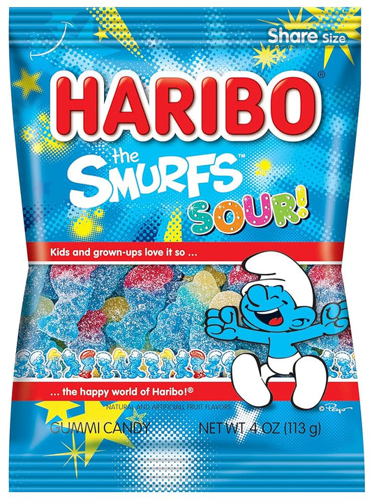 HARIBO THE SMURFS SOUR GUMMIES