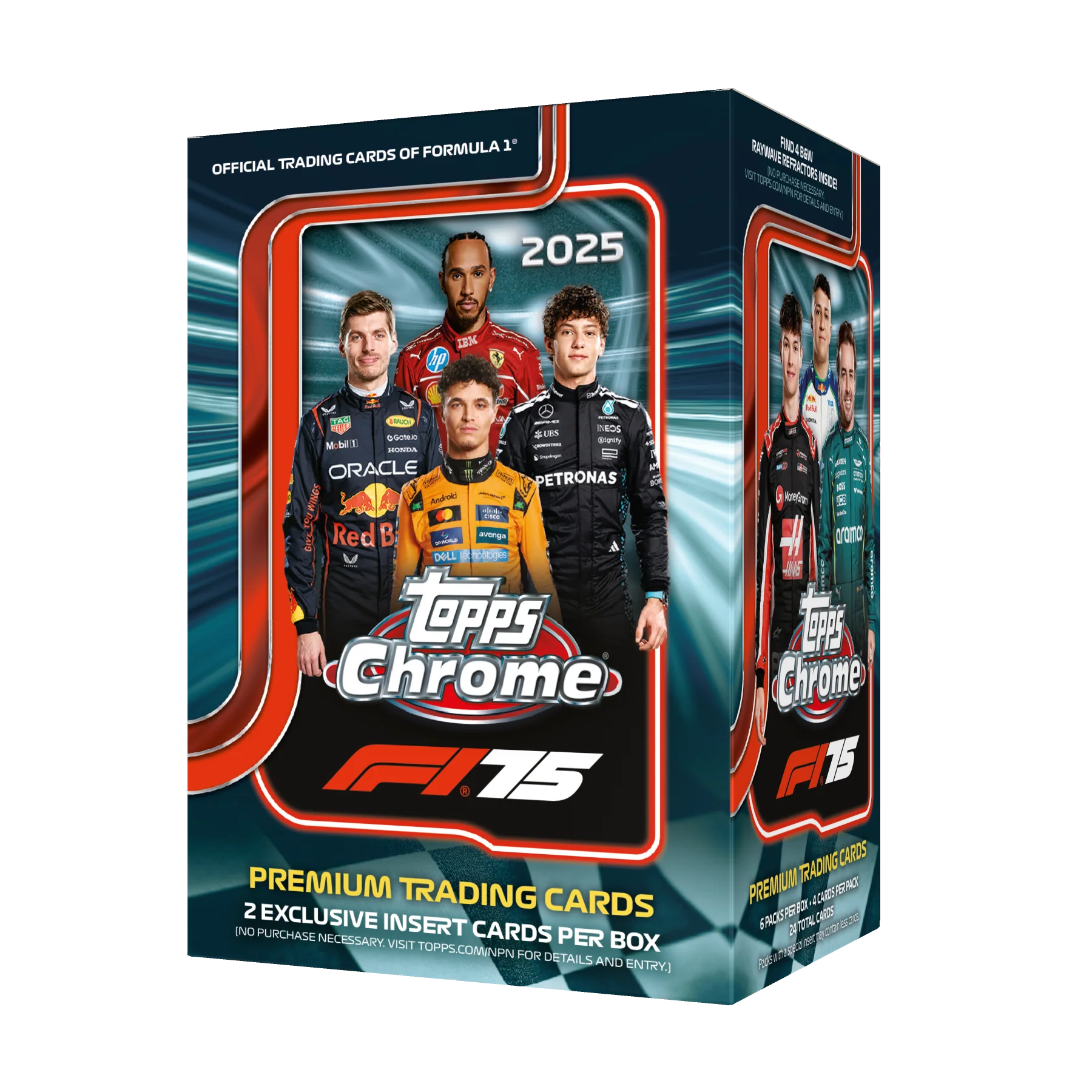 2025 TOPPS CHROME FORMULA 1 RACING VALUE BOX