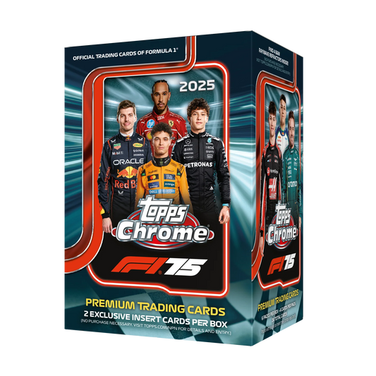 2025 TOPPS CHROME FORMULA 1 RACING VALUE BOX