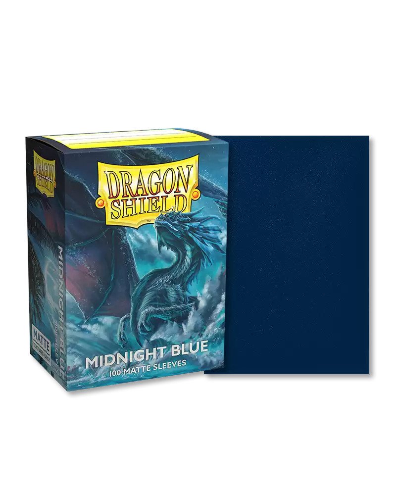 DRAGON SHIELD SLEEVES DUAL MATTE MIDNIGHT BLUE