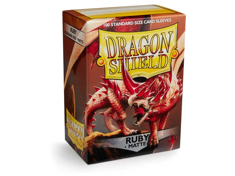 DRAGON SHIELD SLEEVES MATTE RUBY