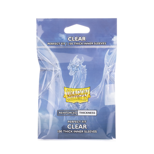 DRAGON SHIELD SLEEVES PERFECT FIT THICK INNER CLEAR
