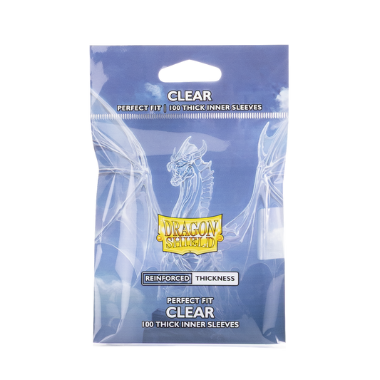 DRAGON SHIELD SLEEVES PERFECT FIT THICK INNER CLEAR