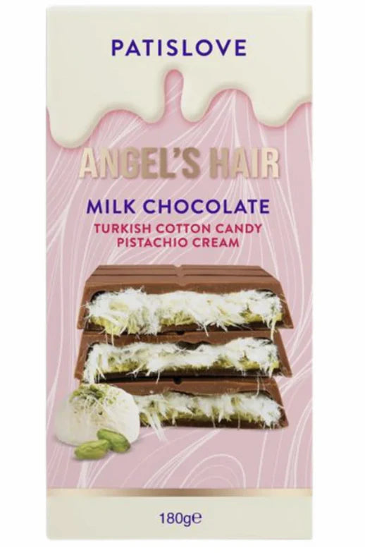 PATISLOVE DUBAI MILK CHOCOLATE ANGEL'S HAIR