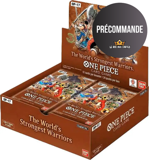 (PRE-ORDER) ONE PIECE OP-17 The World's Strongest Warriors BOOSTER BOX