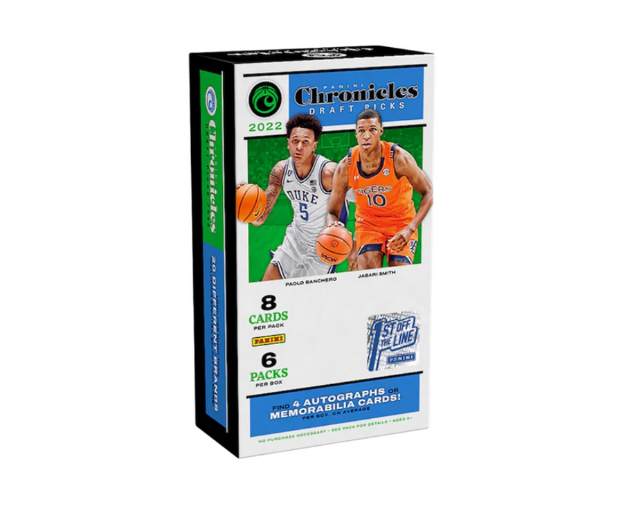 2022 PANINI CHRONICLES DRAFT PICKS BASKETBALL HOBBY BOX