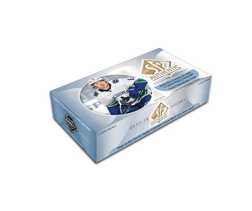 2017-18 UPPER DECK SP AUTHENTIC HOCKEY HOBBY BOX