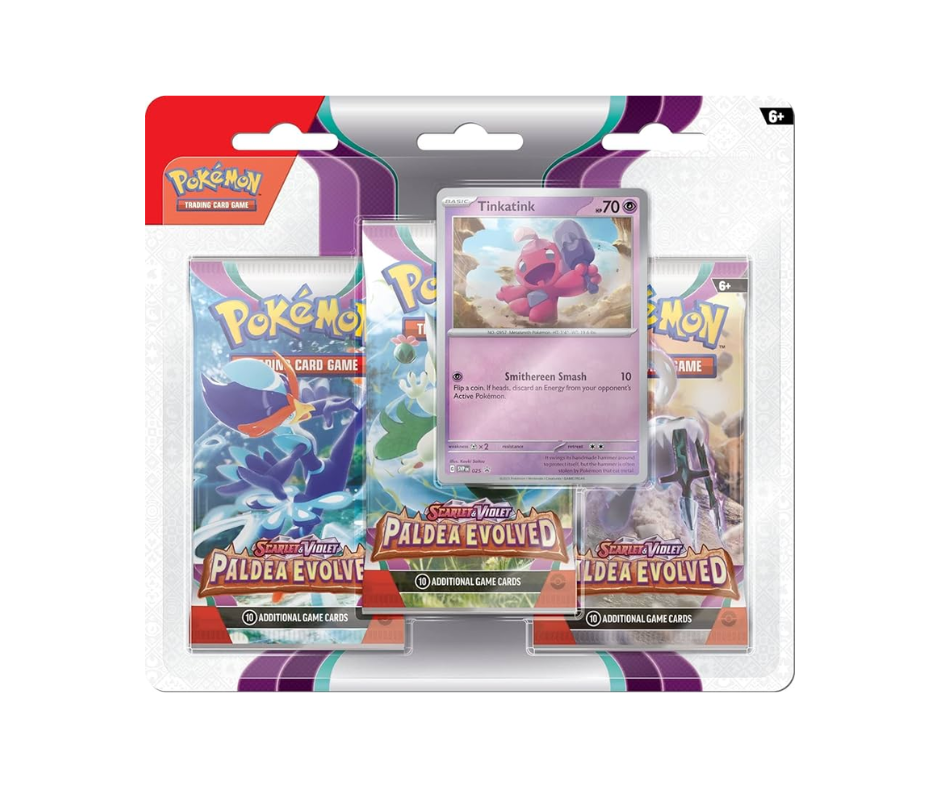 POKEMON SCARLET & VIOLET PALDEA EVOLVED 3 PACKS BLISTER