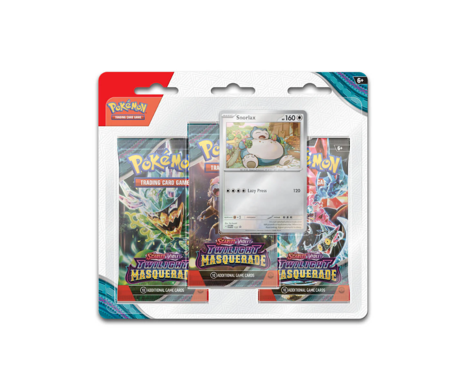 POKEMON SCARLET & VIOLET TWILIGHT MASQUERADE 3 PACKS BLISTER