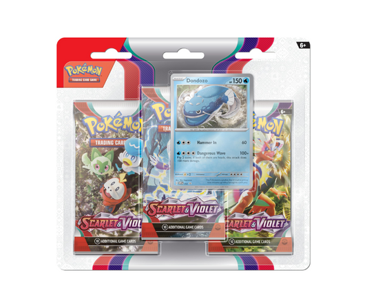 POKEMON SCARLET & VIOLET 3 PACKS BLISTER