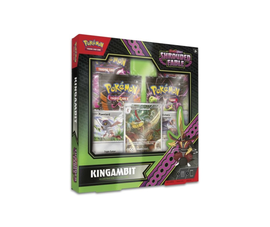 POKEMON SCARLET & VIOLET SHROUDED FABLE KINGAMBIT ILLUSTRATION COLLECTION BOX