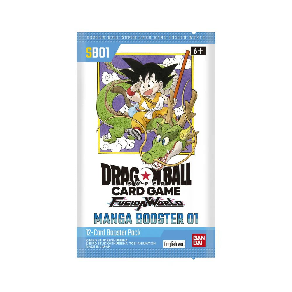 DRAGON BALL SB01 FUSIONWORLD MANGA BOOSTER 01 BOOSTER PACK