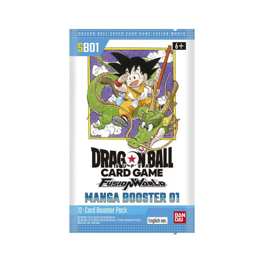 DRAGON BALL SB01 FUSIONWORLD MANGA BOOSTER 01 BOOSTER PACK