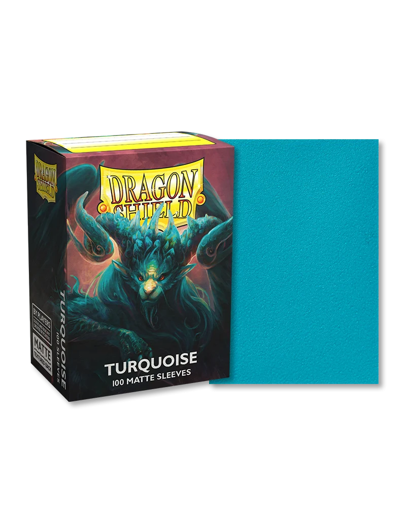 DRAGONSHIELD MATTE SLEEVES TURQUOISE (100)