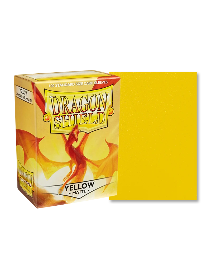 DRAGONSHIELD MATTE SLEEVES YELLOW (100)