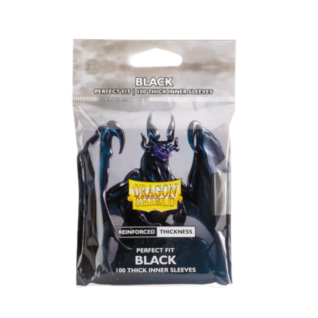 DRAGON SHIELD SLEEVES PERFECT FIT THICK INNER BLACK