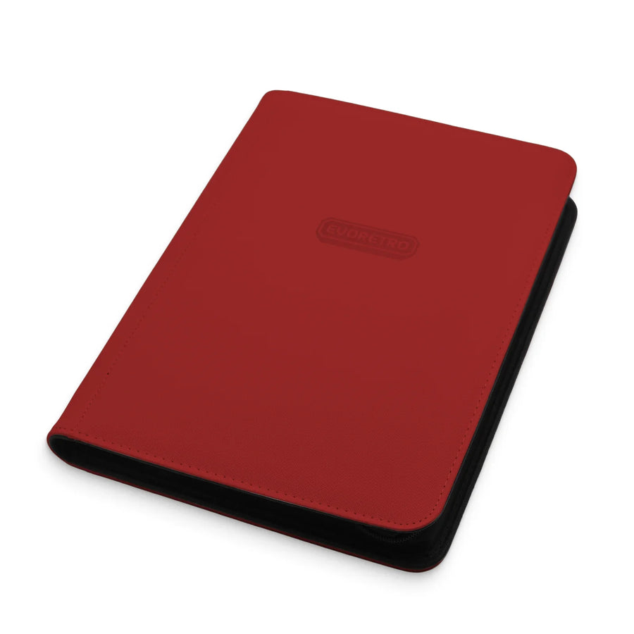 EVORETRO 9-POCKET CARD BINDER RED