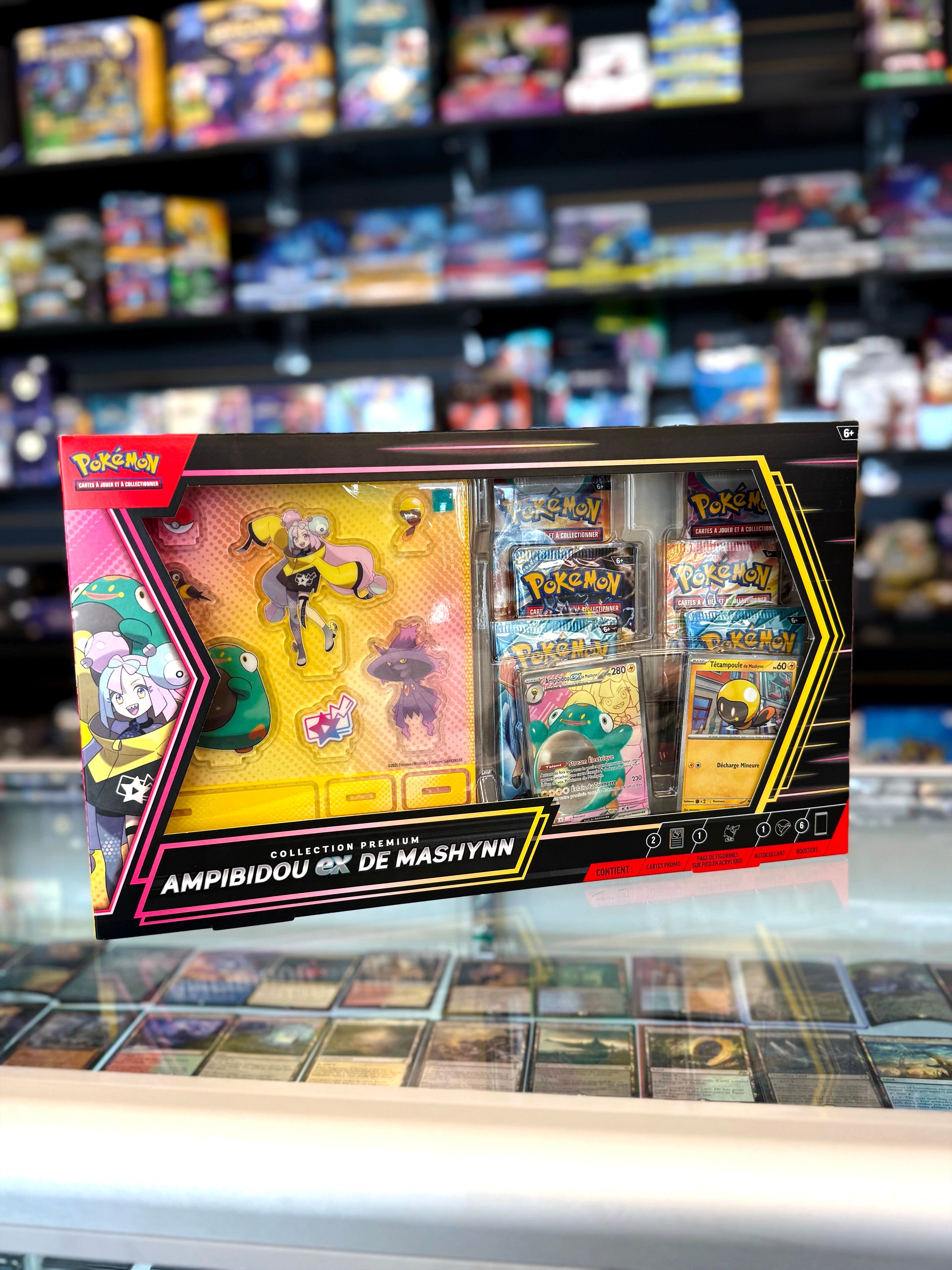 POKEMON AMPIBIDOU EX DE MASHYNN COLLECTION PREMIUM FRANÇAIS