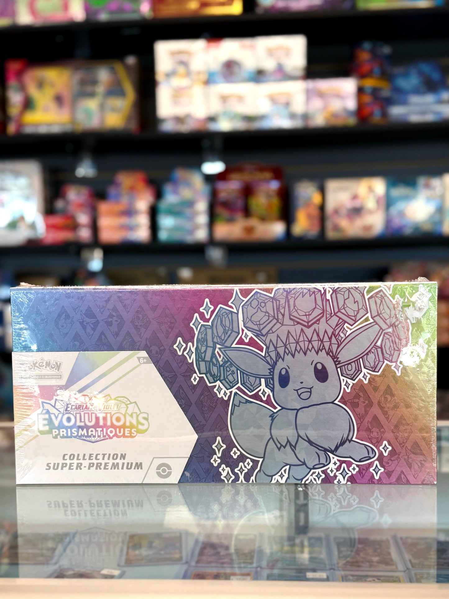 POKEMON ÉVOLUTIONS PRISMATIQUES COLLECTION SUPER-PREMIUM FRANCAIS
