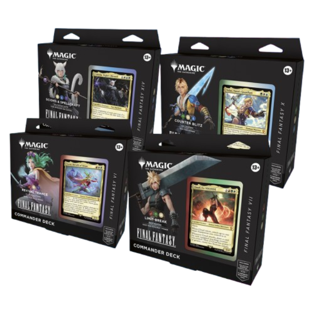 MTG FINAL FANTASY LIMIT BREAK GAME EDITION COMMANDER DECK– Le Roi