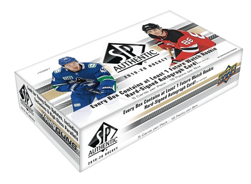 2019-20 UPPER DECK SP AUTHENTIC HOCKEY HOBBY BOX