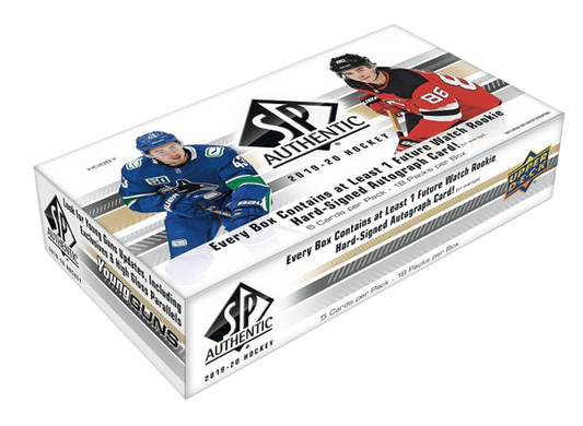 2019-20 UPPER DECK SP AUTHENTIC HOCKEY HOBBY BOX