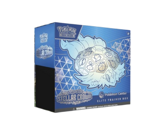 POKEMON ETB SCARLET & VIOLET STELLAR CROWN POKEMON CENTER