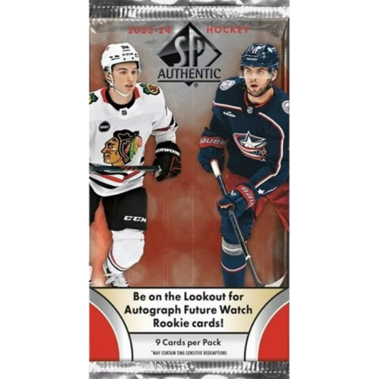 2023-24 UPPER DECK SP AUTHENTIC HOCKEY HOBBY PACK