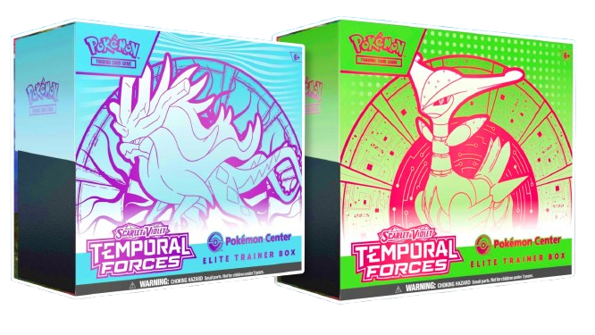 POKEMON ETB SCARLET & VIOLET TEMPORAL FORCES