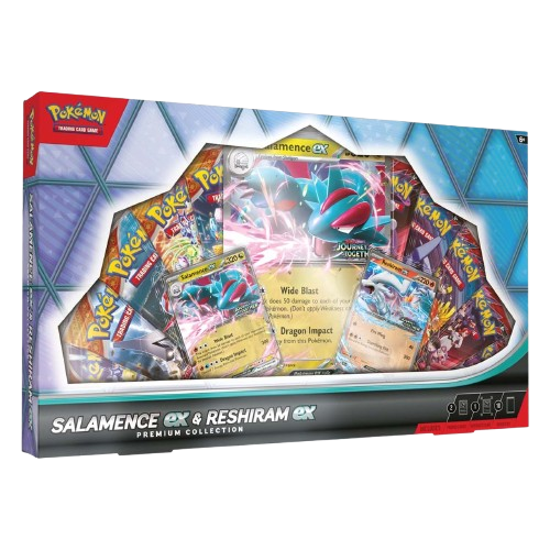 POKEMON SALAMENCE EX & RESHIRAM EX PREMIUM COLLECTION