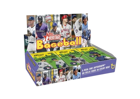 2022 TOPPS HERITAGE HIGH NUMBER HOBBY BOX BASEBALL