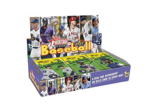 2022 TOPPS HERITAGE HIGH NUMBER HOBBY BOX BASEBALL