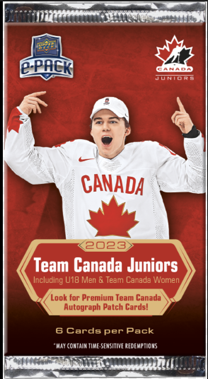 2023 UPPER DECK TEAM CANADA HOCKEY HOBBY PACK